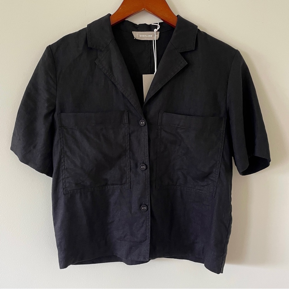 Everlane Notch Linen Button-Up Shirt